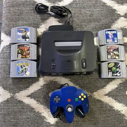 Nintendo 64 With Games 