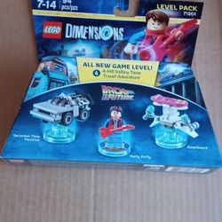 back future marty mcfly delorean hoverboard lego dimensions brand new 