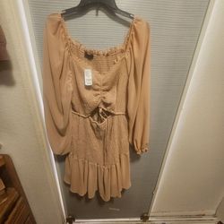 Tan dress