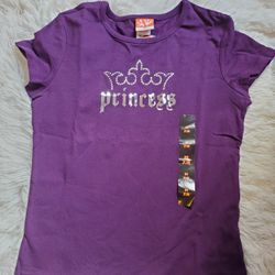 Girls Size M (7/8) Purple Princess/Tiara Shirt - New. $10.00.