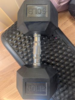 50 lbs single dumbbell