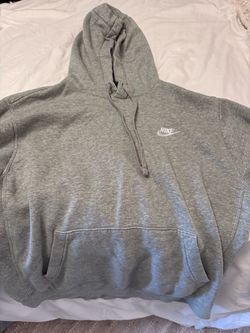 Nike Club Fleece Pullover Hoodie Grey