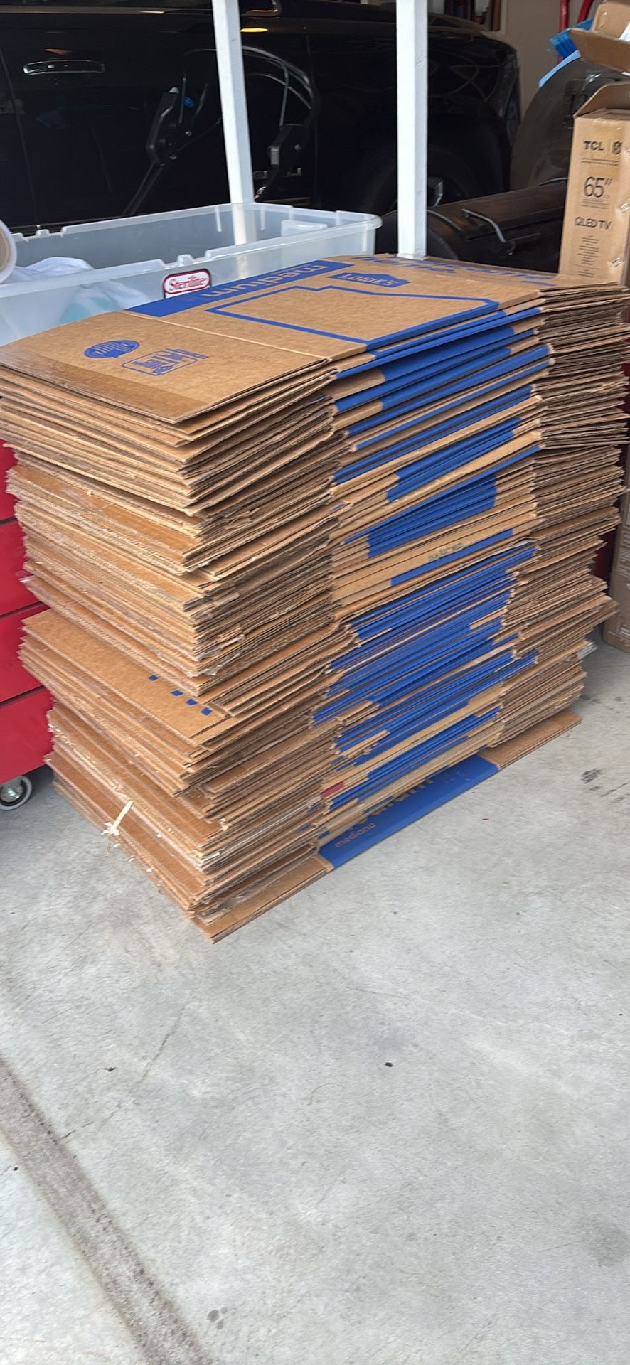 Moving Boxes And Supplies
