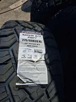 275-60-20 !!! ARISUN AGGRESSOR R/T !!! $560 LAS 4 LLANTAS MONTADAS Y BALANCEO INCLUIDO 👌