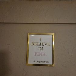 Audrey Hepburn Quote Framed