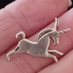 Vtg.Sterling Silver " UNICORN" PENDANT