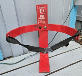 Water Cooler Holder and Back Pack Blower Rack