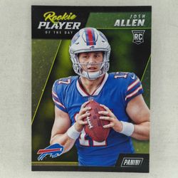 2018 Josh Allen Panini Player Of The Day Football Rookie 