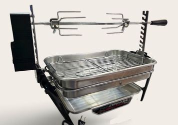 vintage Farberware Open Hearth Electric Broiler and Rotisserie model 455