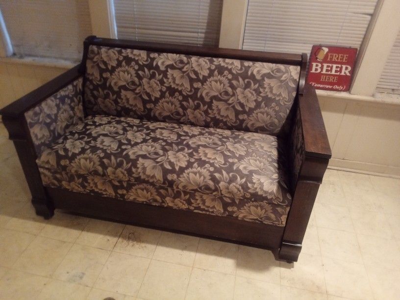 Couch with pullout bed