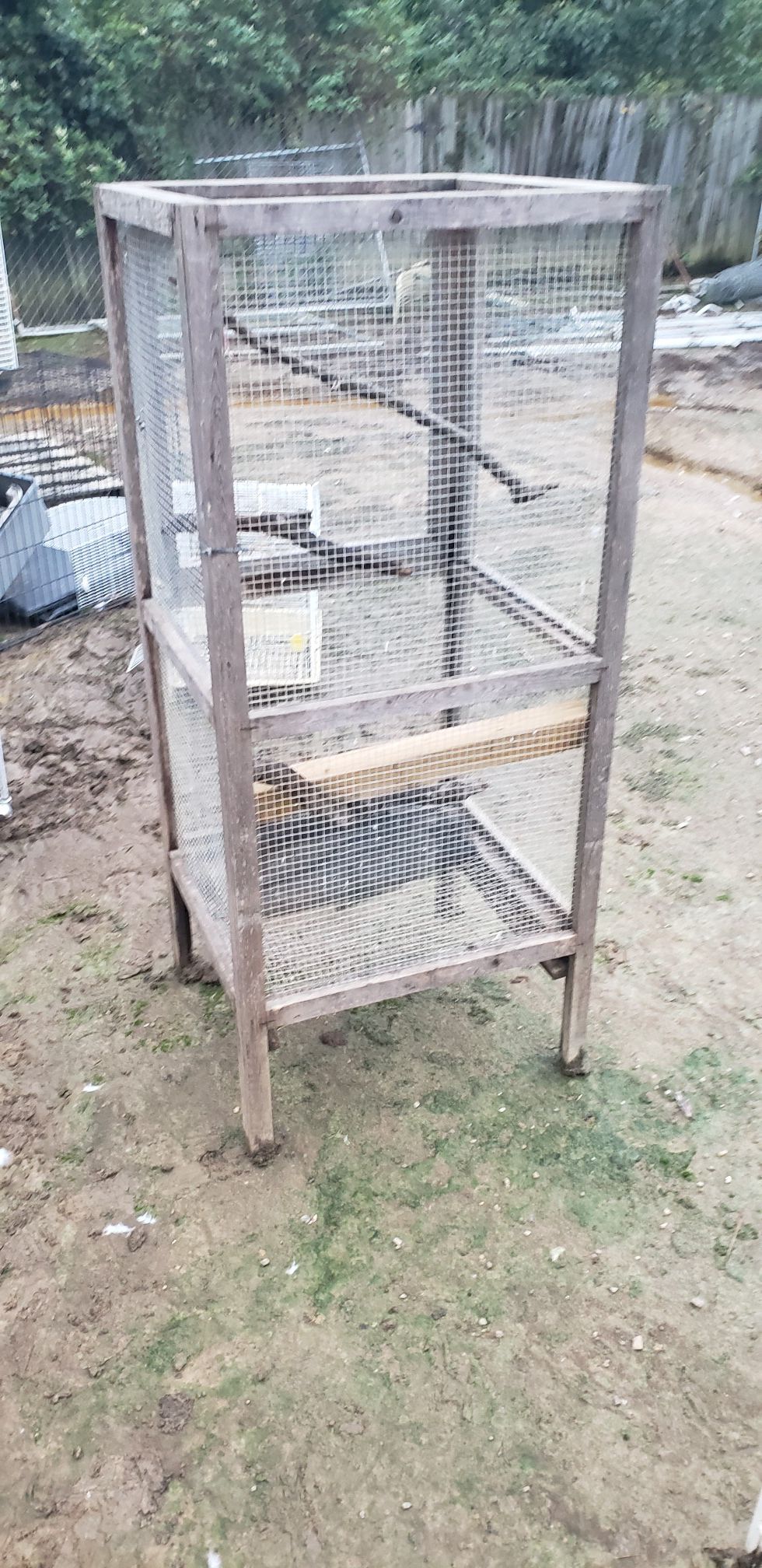 Wooden bird cage - $40 obo