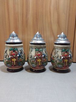 Vintage Small B.R. German Steins