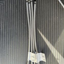 Water Faucet Hose (4) 3/8 To 1/2  30"