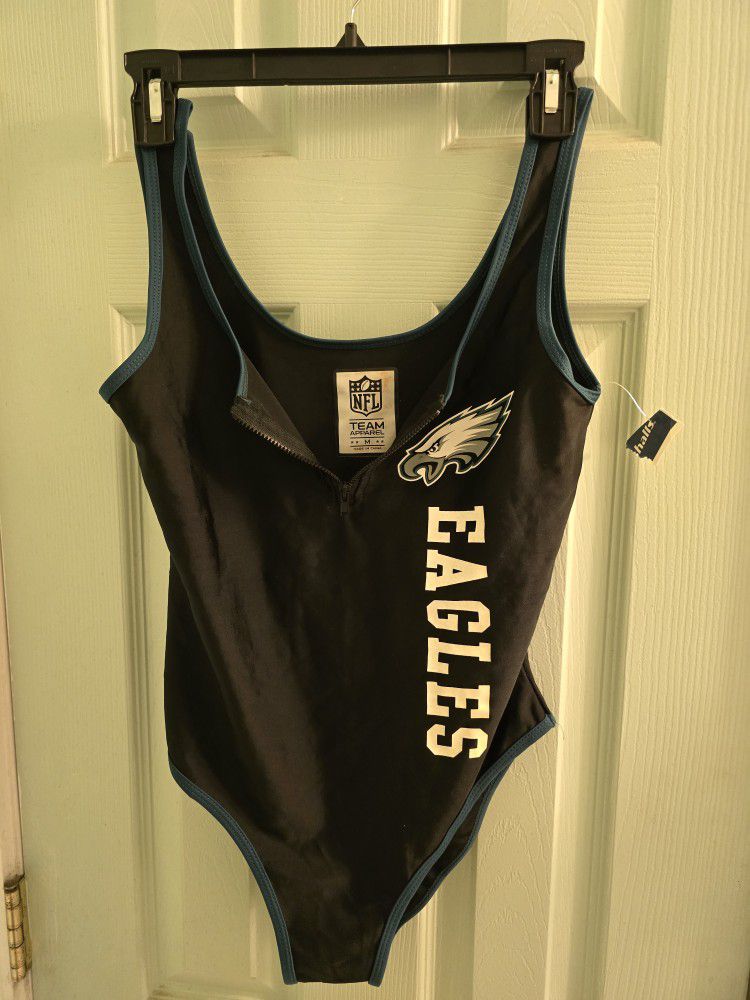 NFL Team Apparel Philadelphia Eagles Swimsuit Size Medium New With Tag Attached 