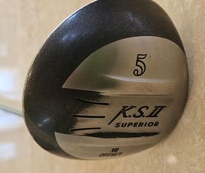K.S.II Superior 5 Wood 18 Degree Offset Golf Club