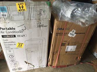 Two Brand New Portable A/C 300.00 each 14,000 btu and 12,000 btu both with dehumidifier and Heat