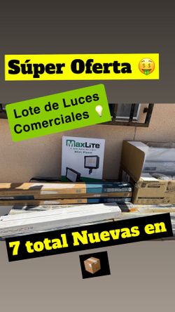 Lote de Iluminación LED 💡 Comercial Nueva – Lithonia, MaxLite y ASD