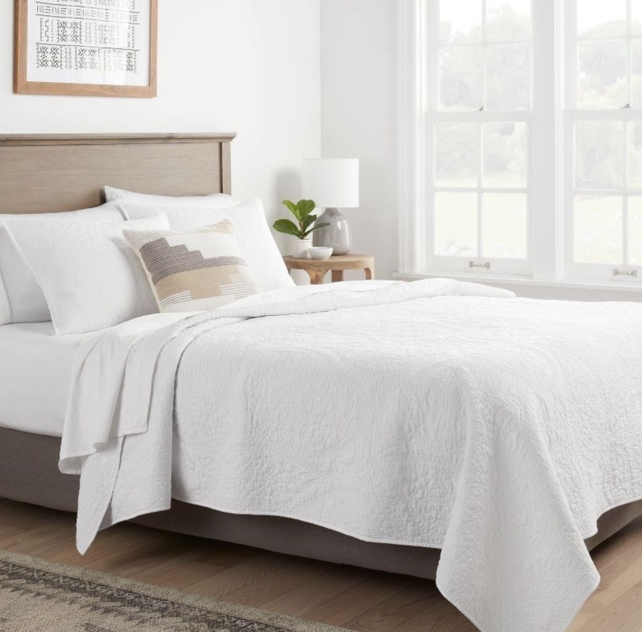 Garment Washed Paisley Stitch Quilt - Threshold™