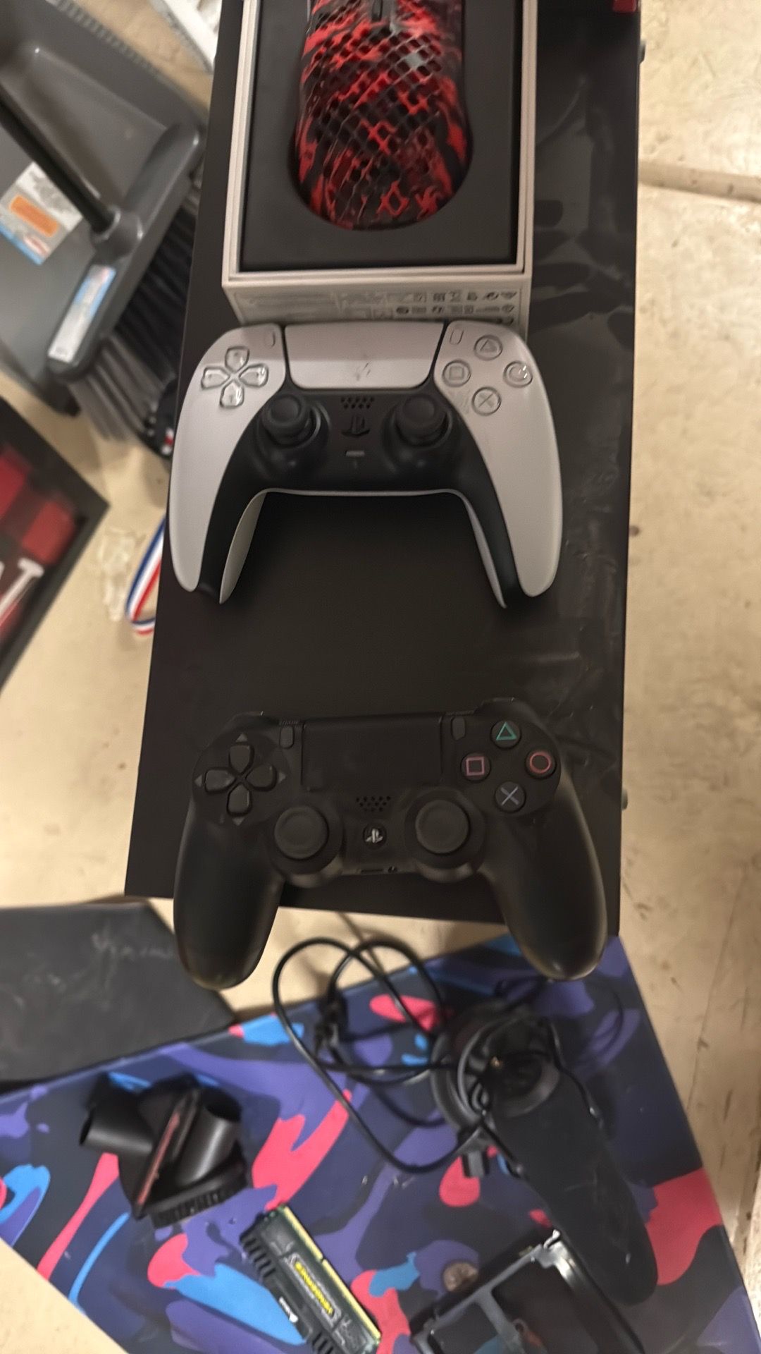 PS4 and PS5 controller
