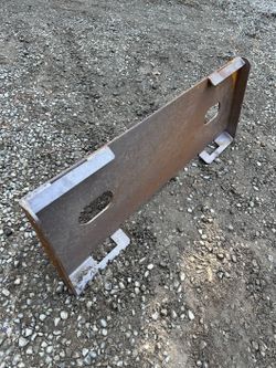 Skid Steer Plate Adapter Attachment