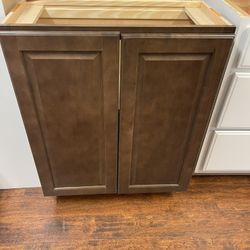 Cognac Finish , Base 27” Wide X 12” Deep, Maple Brand New With Warranty LifeTime