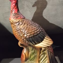 REDUCED Austin Nichols Wild Turkey Ceramic collectable decanter