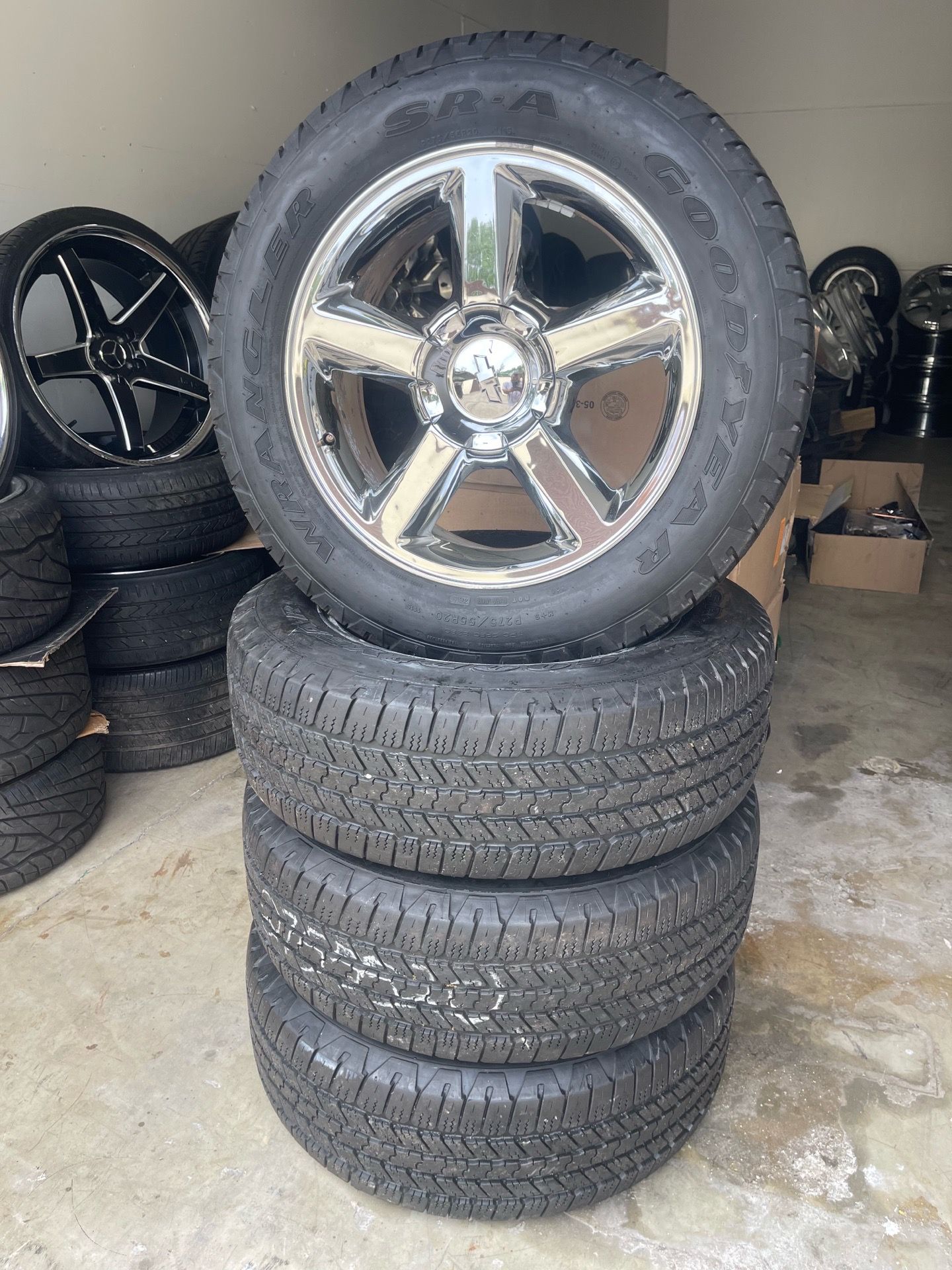 20” Chrome OG LTZ Wheels and Tires 6Lug