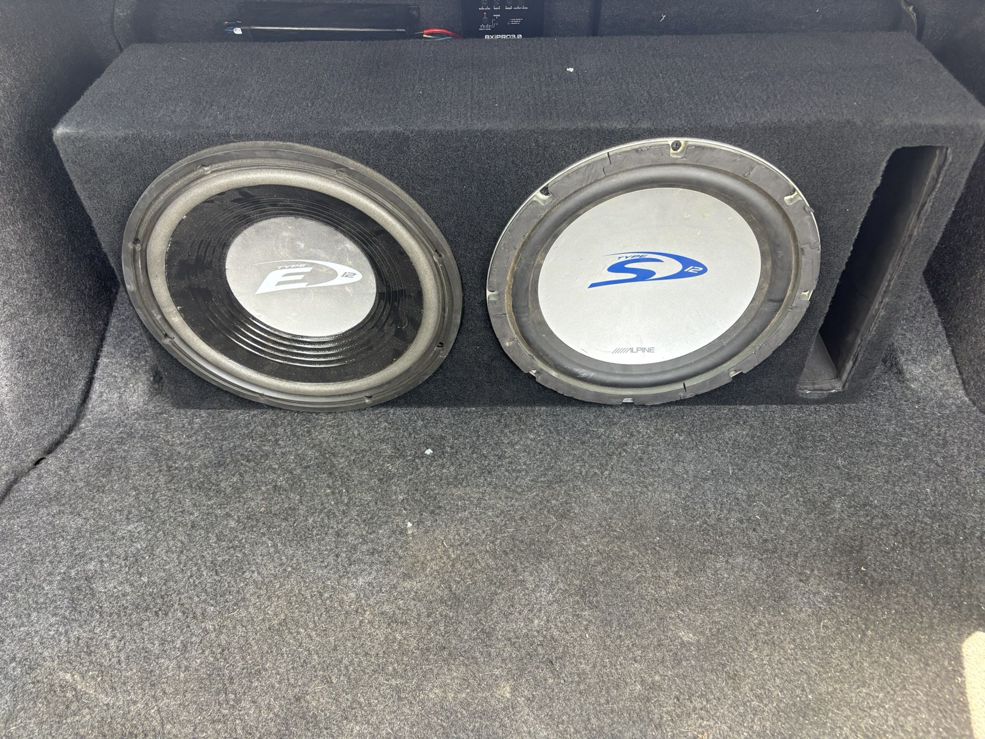 12 Inch Alpine Subs