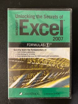 Microsoft Excel; Unlocking the Secrets of 2007; Formulas 1 (2007, CD-ROM) New