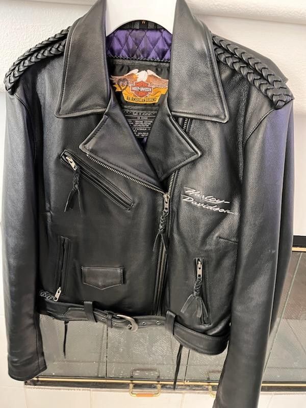 Harley Davidson Women's Leather Biker Jacket