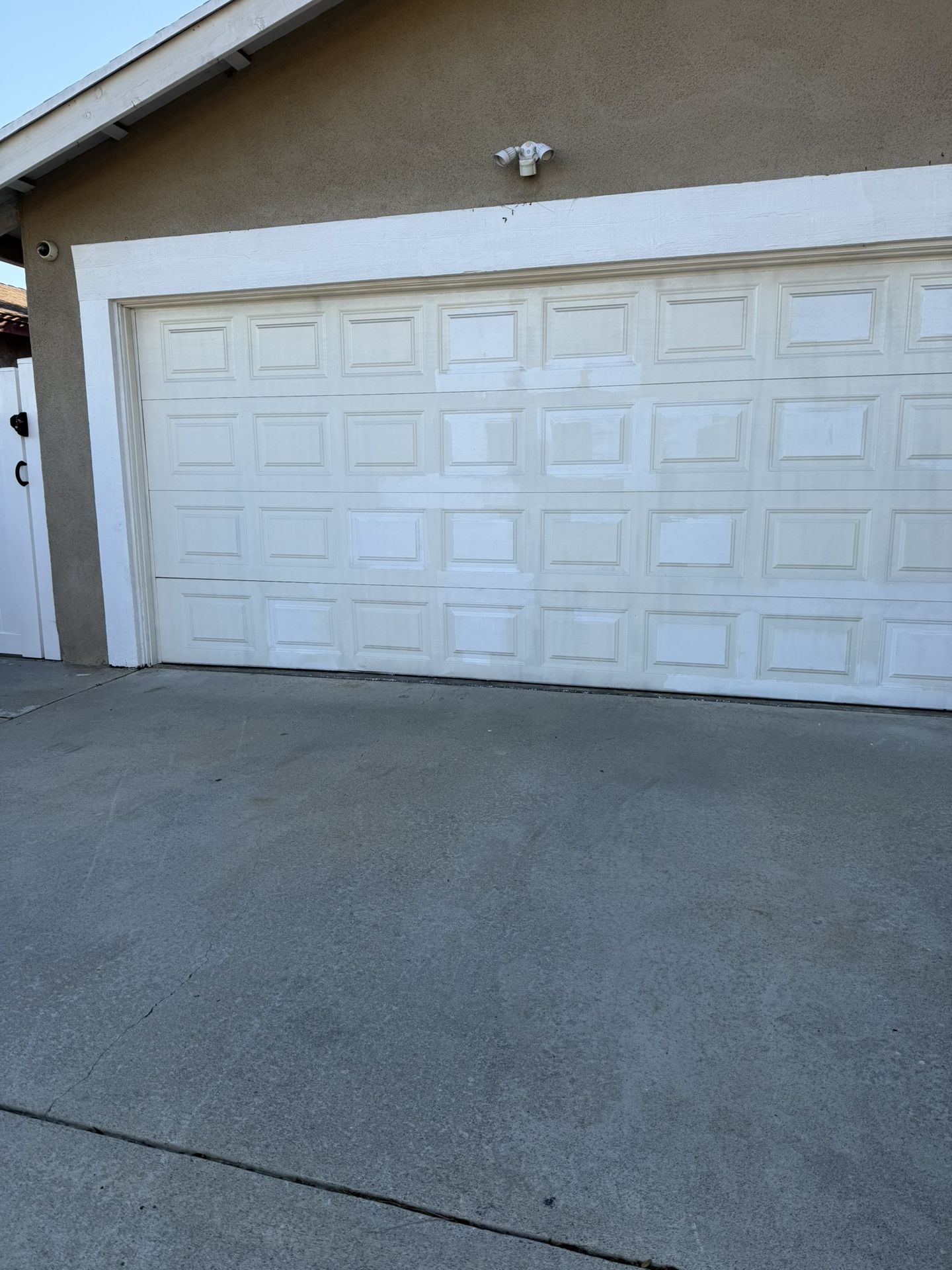 White Garage Door 