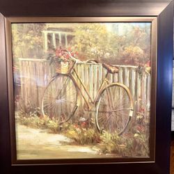 Bicycle Framed Picture 