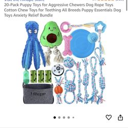 20-Pack Dog Toys for Aggressive Chewers 🐶🦴