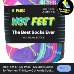 12 Pairs Of Hot Feet Socks;)