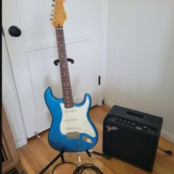 Sqiuer Electric Guitar And Amp