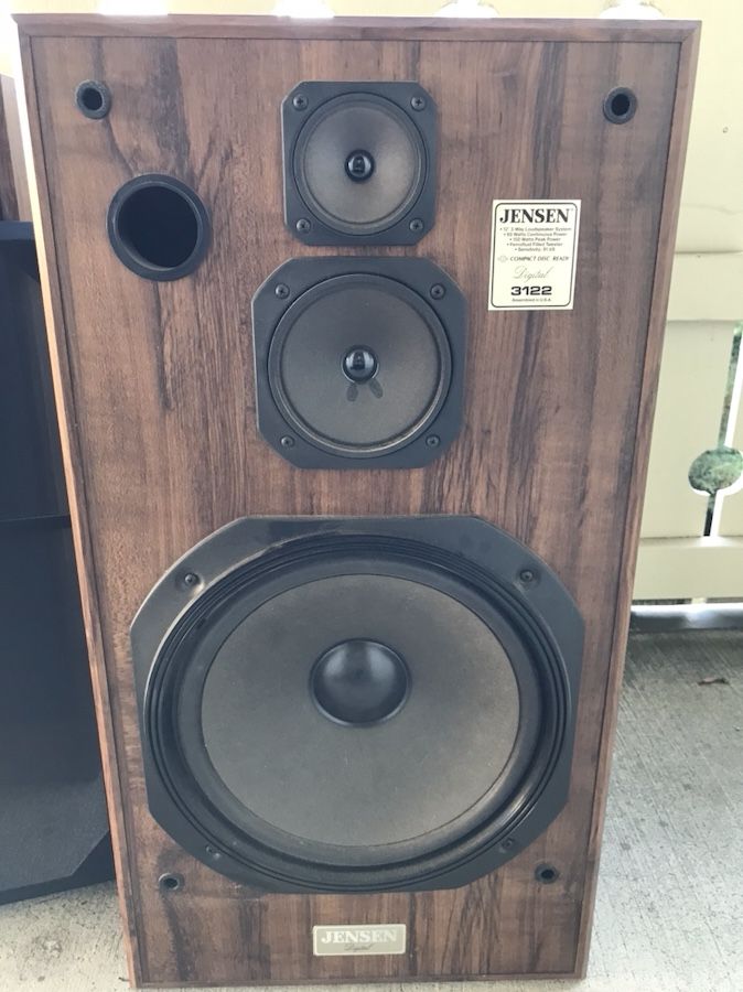  (ジェンセン ) model 3122 US製 スピーカー American made Jensen 3122 floor type 3Way speaker Junk, but