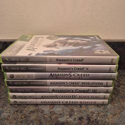 Assassin's Creed Games for XBox 360