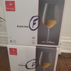 NEW Lot of 12 Wine Glasses Sauvignon Sancerre 12.5 OZ Bormioli Rocco Electra Made in Italy Crystal