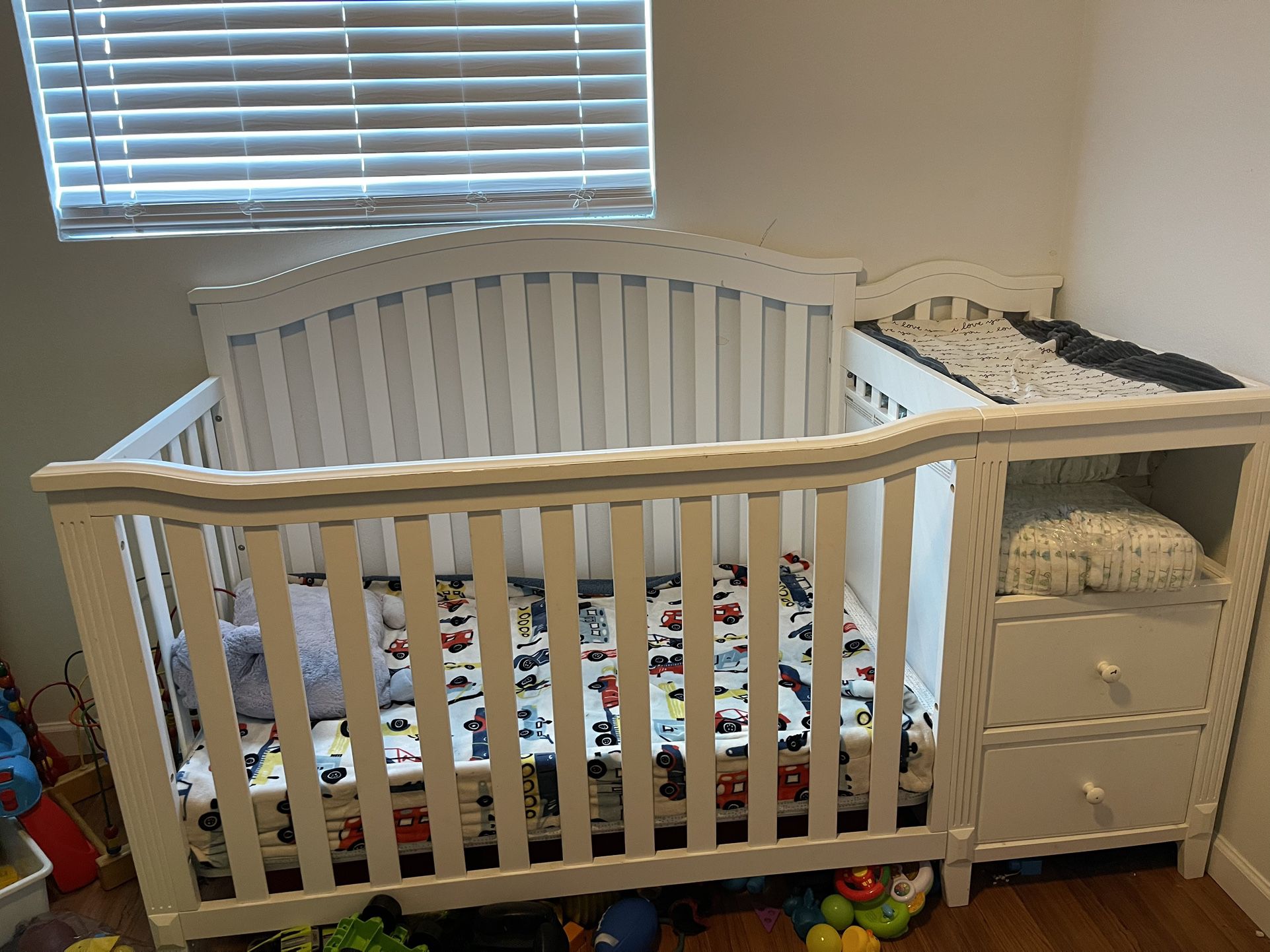 Crib And Changing Table