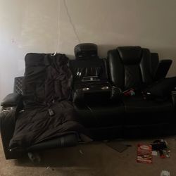 Leather Couch 