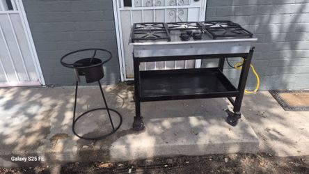 Propane or Gas Grill with  Deep fryer