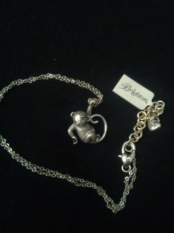 Brighton Monkey Necklace 