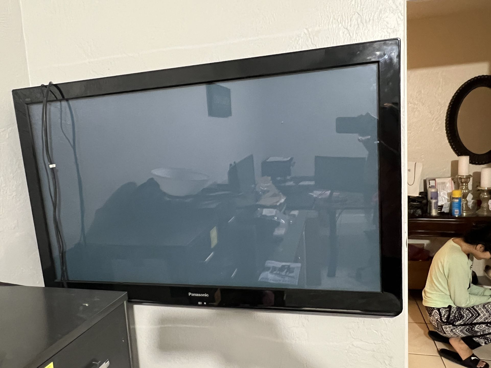 Panasonic TC P46 X 3 46” & TV Wall Mount Included