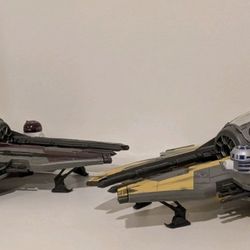 Star Wars 3.75 Anakin And Obi Wan Jedi Starfighters