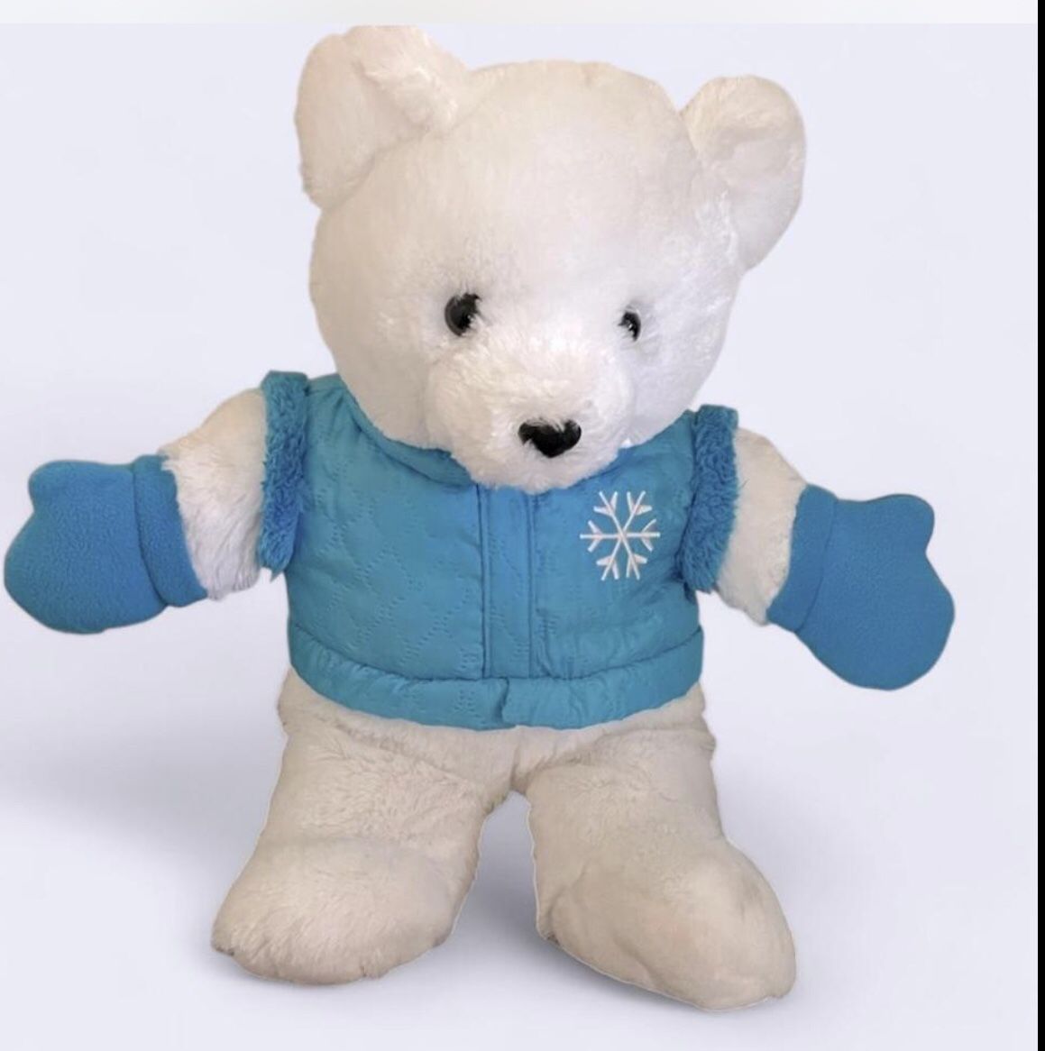 Dan Dee 2016 Holiday Bear Plush Teddy Stuffed Animal Christmas Mittens