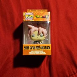 Funko Pop Keychain Dragon Ball Z Super Saiyan Rose Goku Black