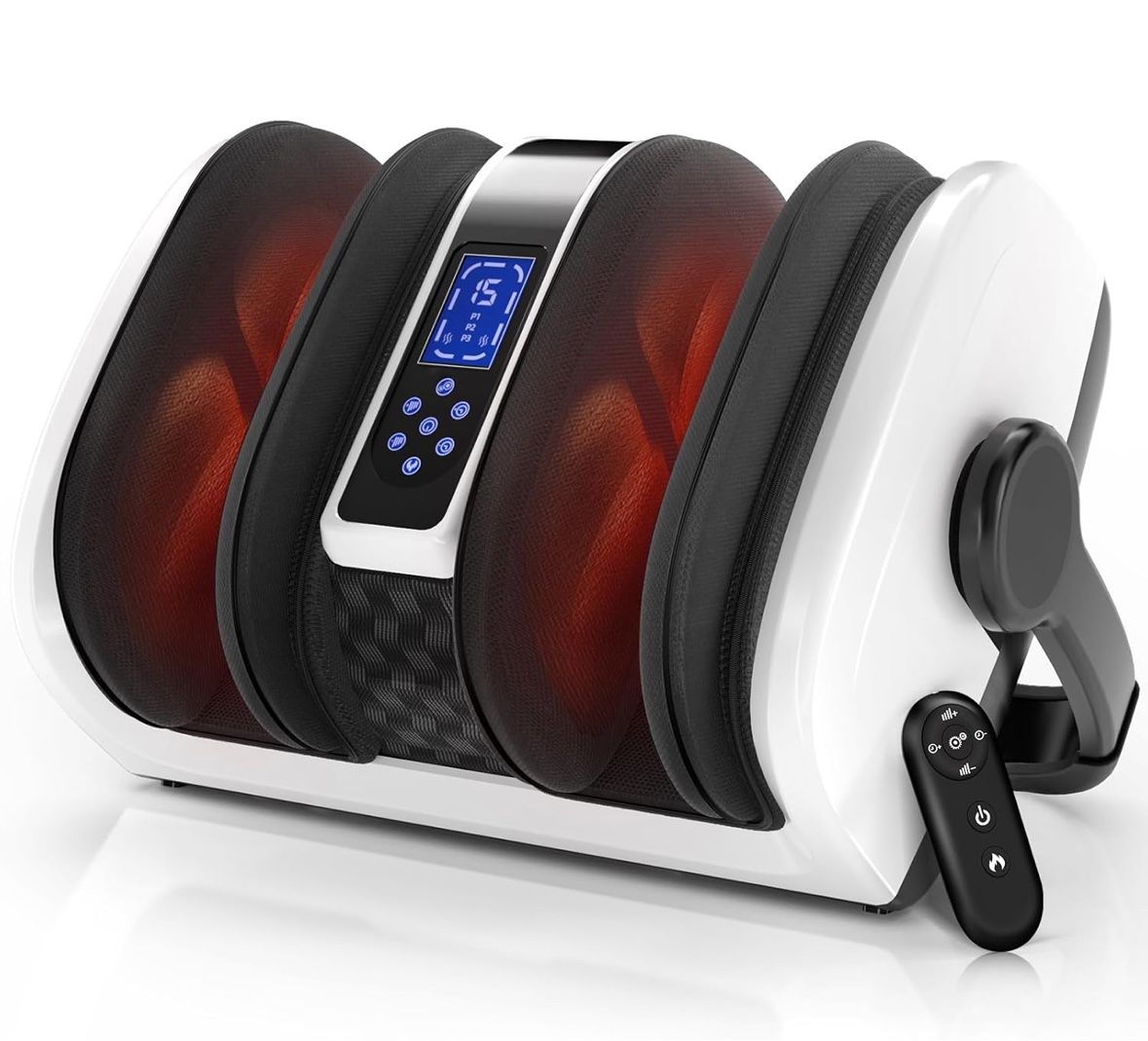 TISSCARE Foot Massager with Heat: FSA HSA Eligible Shiatsu Foot Massager for Plantar Fasciitis,Neuropathy, Circulation and Pain Relief for Foot Calf G
