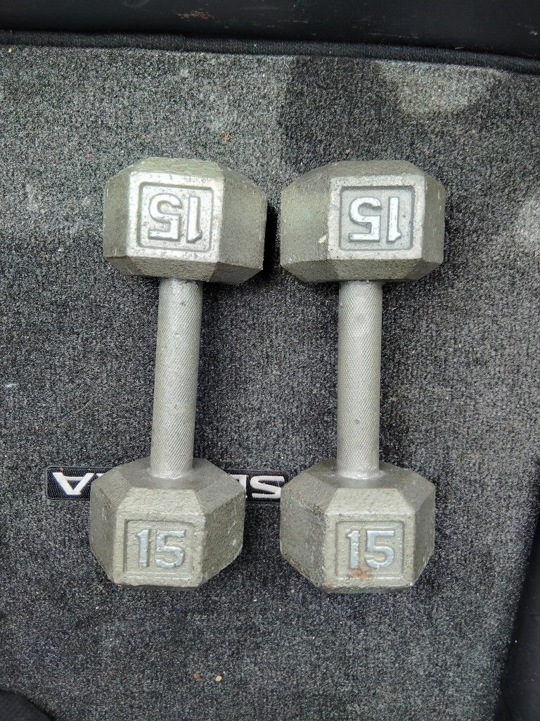 Hex Dumbbells Set 15 Pound