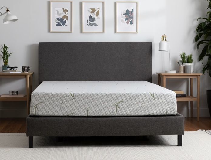 Tulo Bamboo 8" Medium Green Tea Memory Foam Mattress King