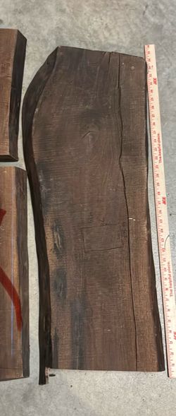 Black walnut slab live edge lumber